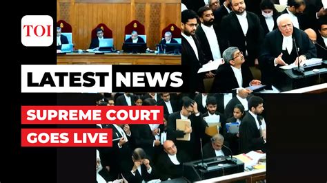 supreme court of india live streaming youtube